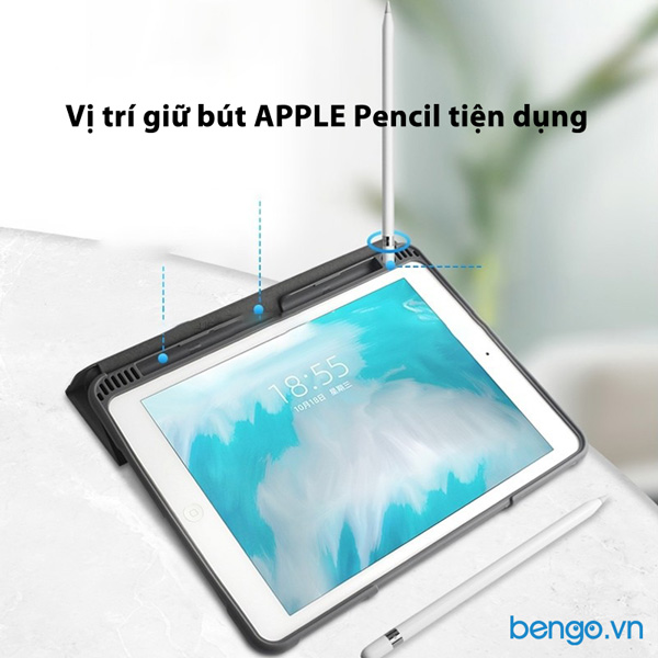Bao da iPad Air 4 2020 MUTURAL Folio with Pencil Holder