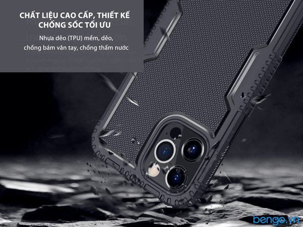 Ốp lưng iPhone 12 Pro Max Nillkin Tactics TPU Protection Case
