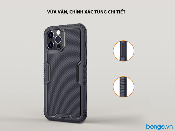 Ốp lưng iPhone 12 Pro Max Nillkin Tactics TPU Protection Case